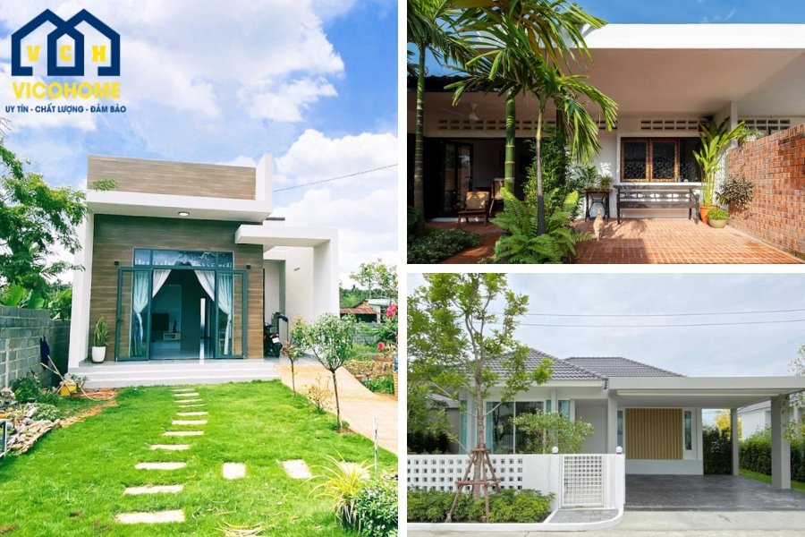 50+ Mẫu thiết kế nhà cấp 4 3 phòng ngủ 300 triệu đẹp "vạn người mê"